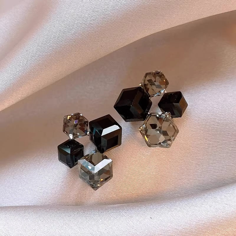 14K Gold-Plated Elegant Crystal Studs