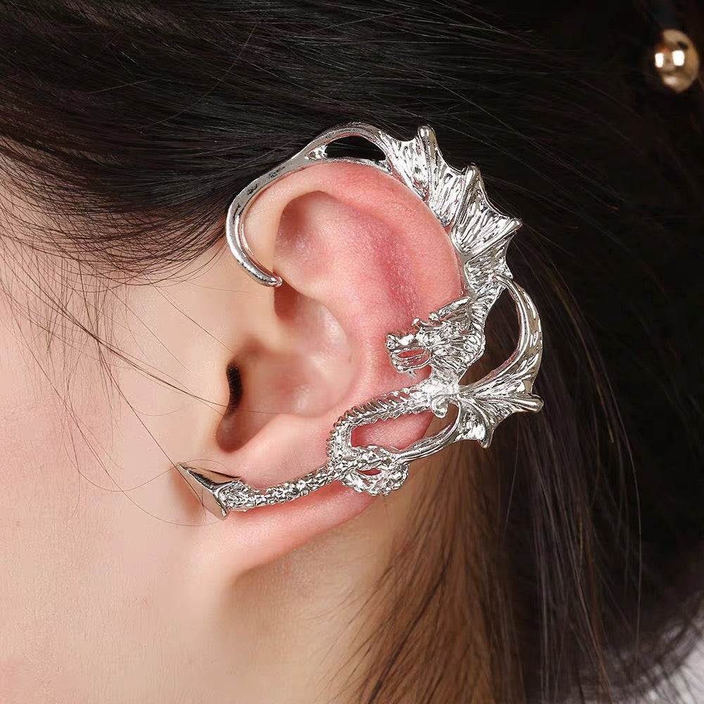 14K Gold-plated Dragon Ear Cuffs ( 1 PCS )