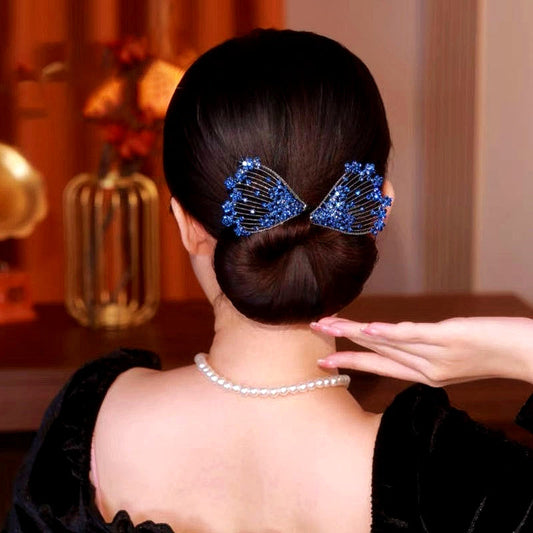 Rhinestone Fan-Shaped Hair Band