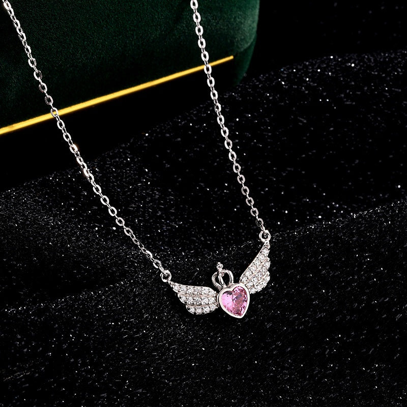 Sterling Silver Angel Wings Necklace