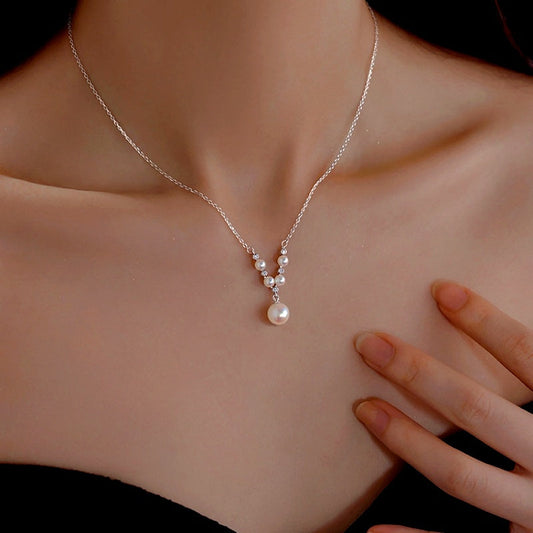 Sterling Silver Luxury Pearl Necklaces