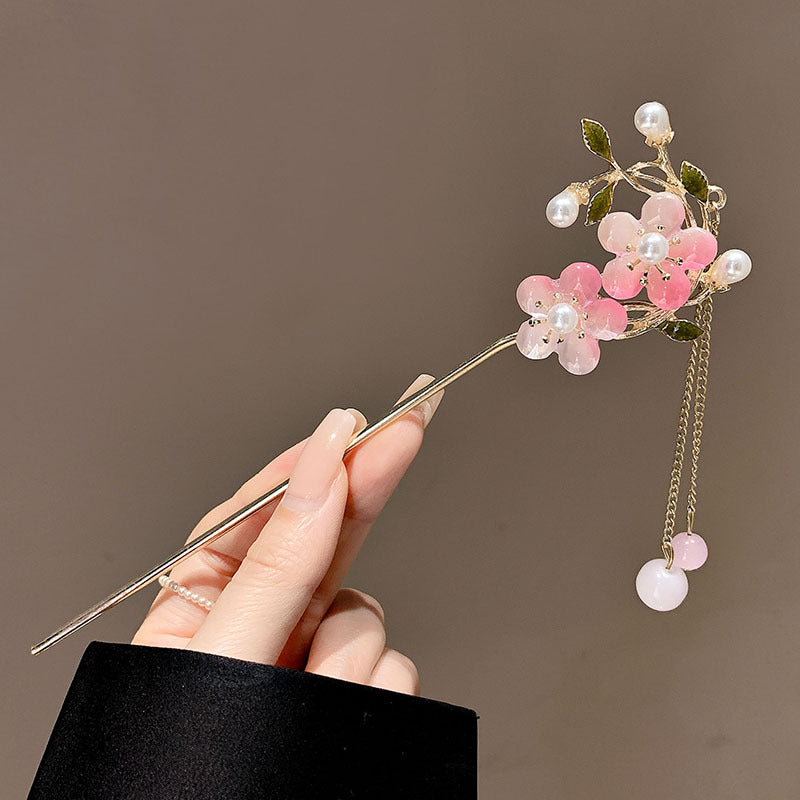 New Chinese-style hairpins, ancient style hairpins, women's Hanfu, horse-faced skirts, hairpins, high-end hair accessories, updos hairpin headdress