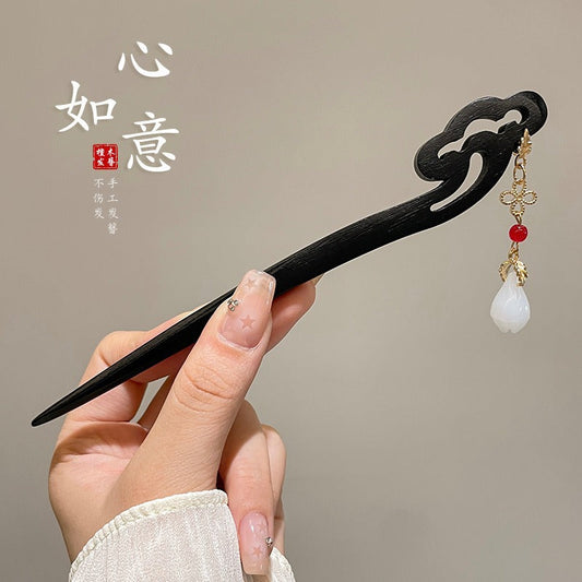 New Chinese-style hairpins, ancient style hairpins, women's Hanfu, horse-faced skirts, hairpins, high-end hair accessories, updos hairpin headdress