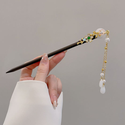 New Chinese-style hairpins, ancient style hairpins, women's Hanfu, horse-faced skirts, hairpins, high-end hair accessories, updos hairpin headdress