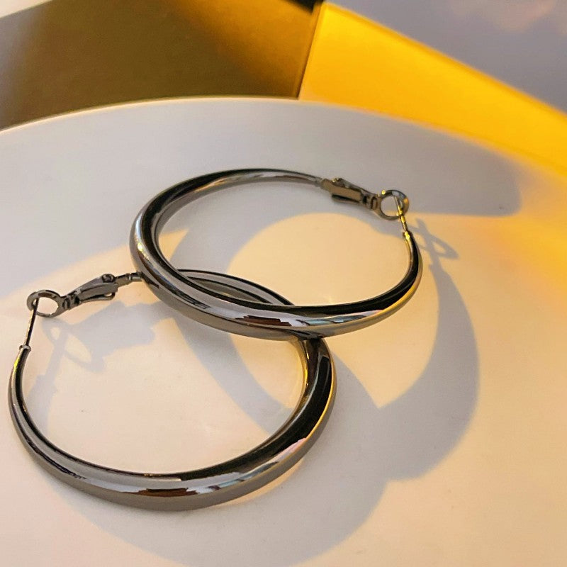 14K Gold-plated Hoop Earrings