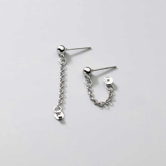 Sterling Silver Super Cute Chain Earrings